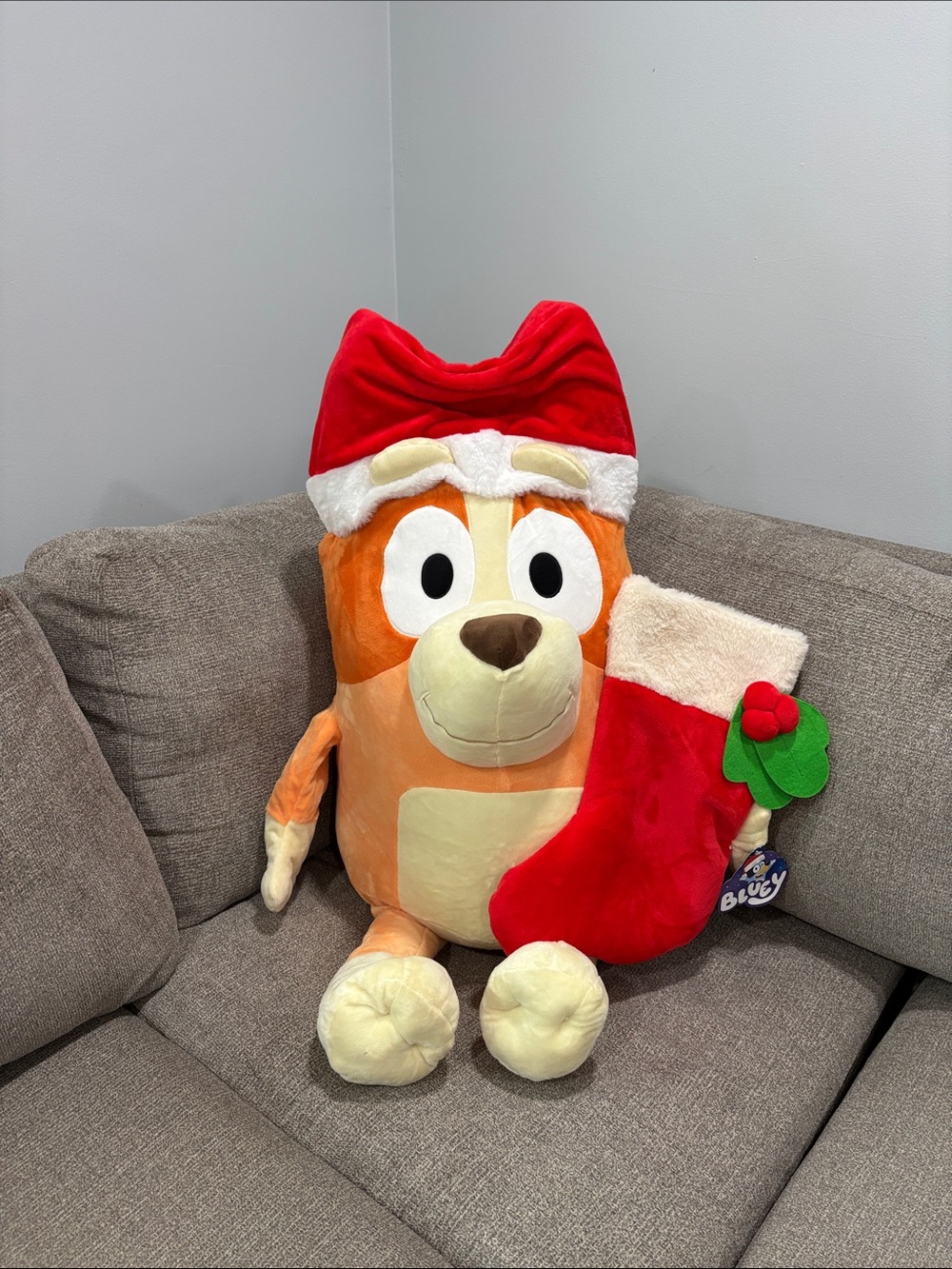 Bingo Holiday Plush 28” Christmas Dog
